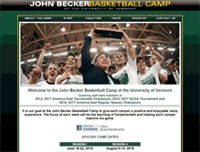 Tablet Screenshot of johnbeckerbasketballcamp.com